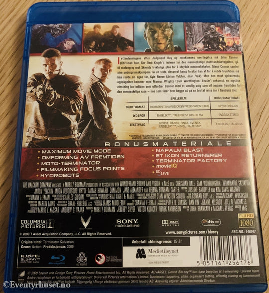 Terminator - Salvation. Blu-Ray. Blu-Ray Disc