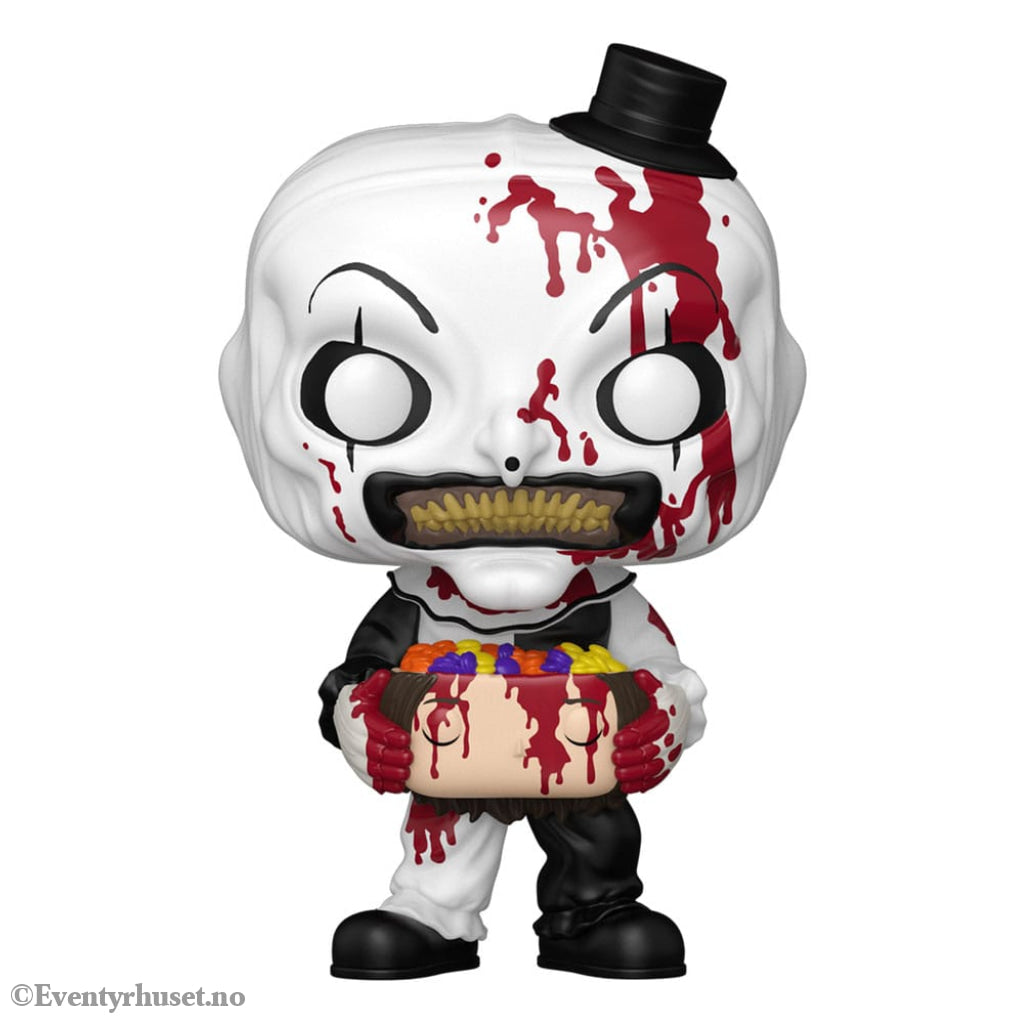 Terrifier 2 POP! Movies Vinyl Figure Art the Clown with Candy Filled Head 9 cm Collectibles