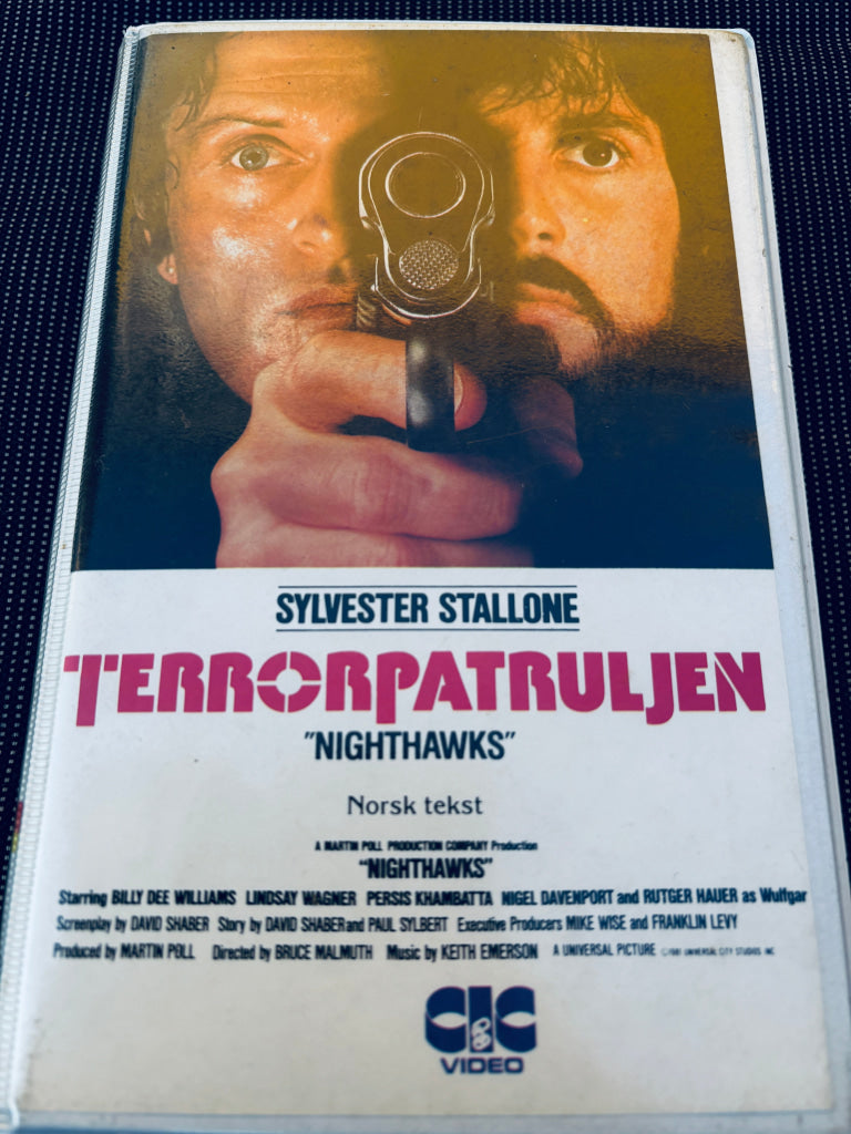 Terrorpatruljen (Nighthawks). 1981. VHS Big Box. VHS