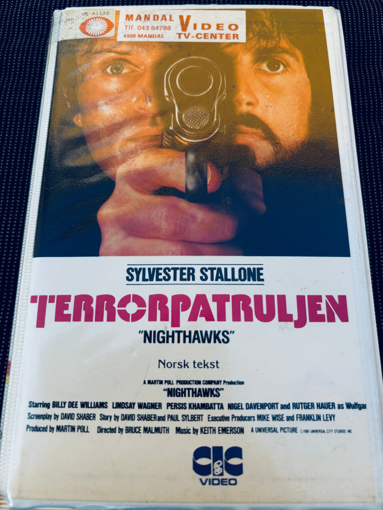 Terrorpatruljen (Nighthawks). 1981. VHS Big Box. VHS
