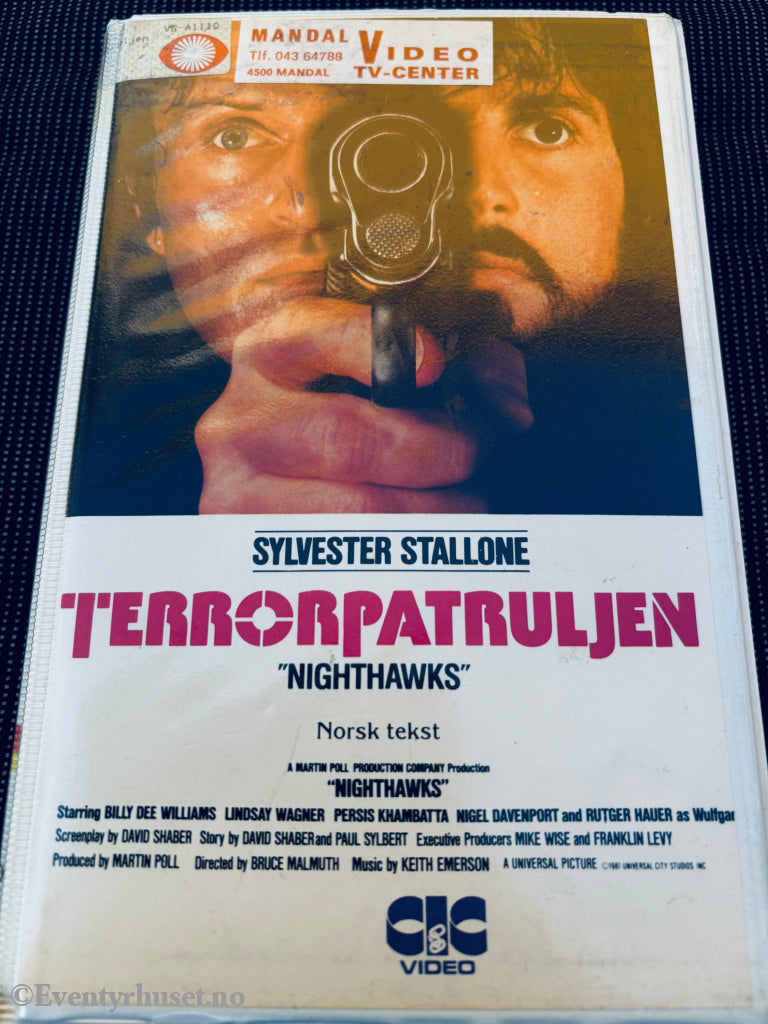 Terrorpatruljen (Nighthawks). 1981. VHS Big Box. VHS
