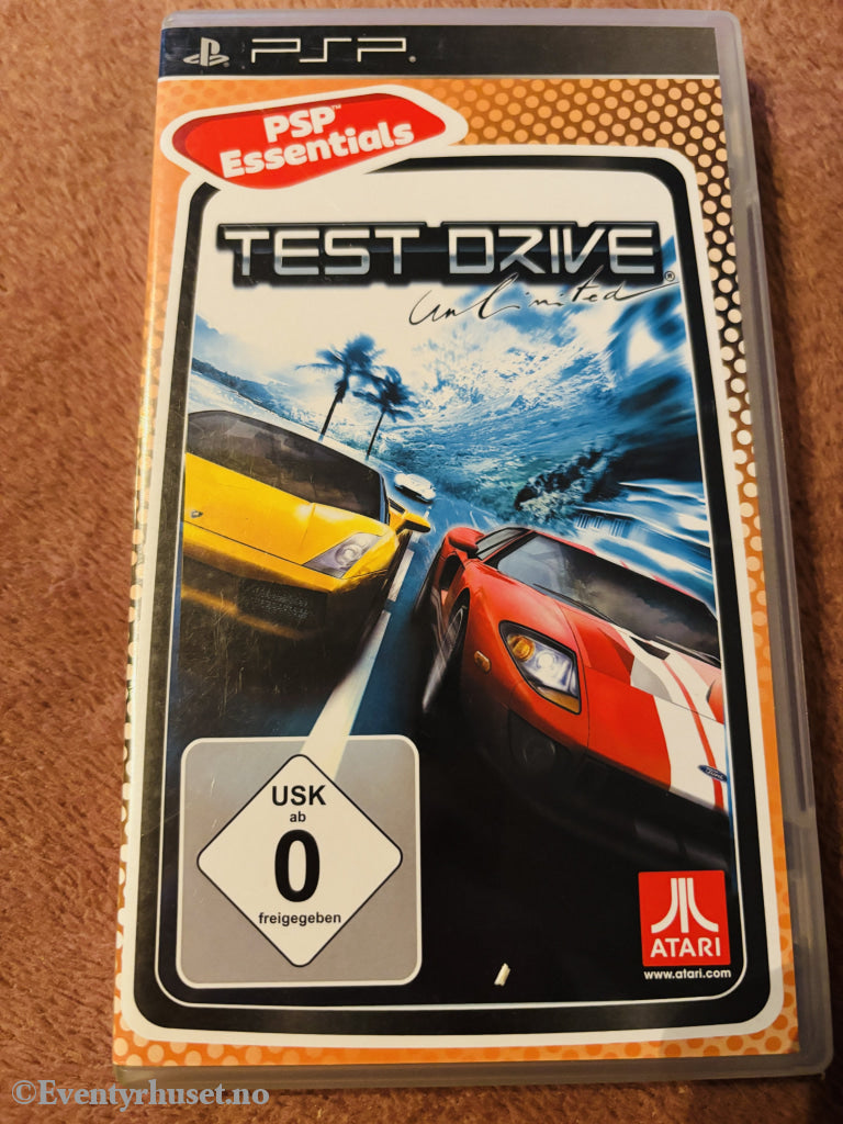 Test Drive Unlimited. Playstation PSP.