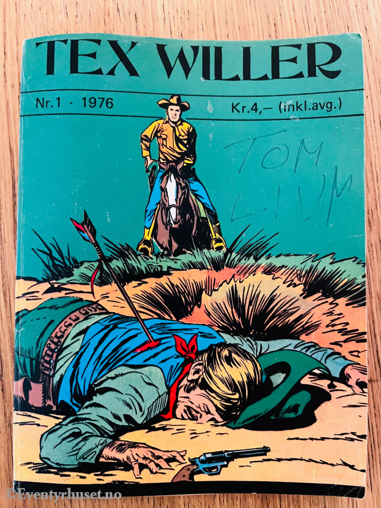 Tex Willer Nr. 1 (1976). Tegneseriehefte.