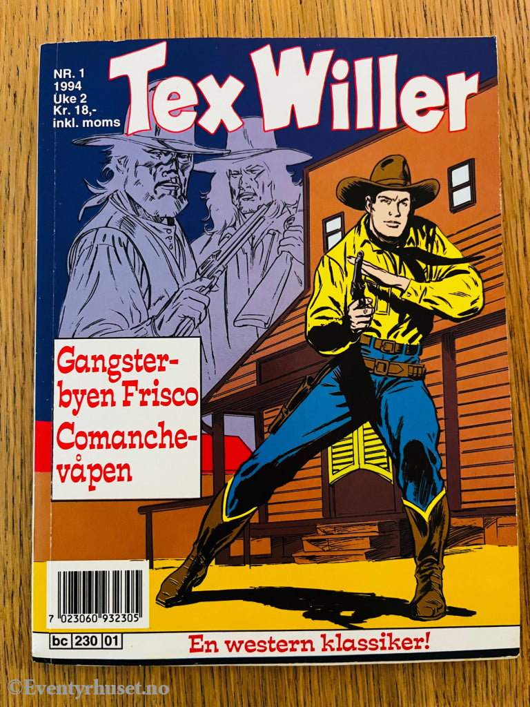 Tex Willer nr. 1 (1994). Tegneseriepocket.