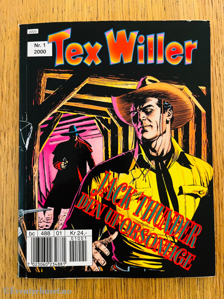 Tex Willer nr. 1 (2000). Tegneseriepocket.