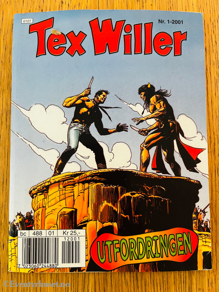 Tex Willer Nr. 1 (2001) – Utfordringen. Tegneseriepocket.