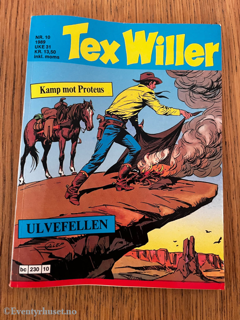 Tex Willer nr. 10 (1989). Tegneseriepocket.