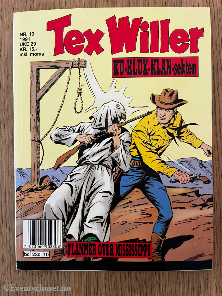 Tex Willer nr. 10 (1991). Tegneseriepocket.