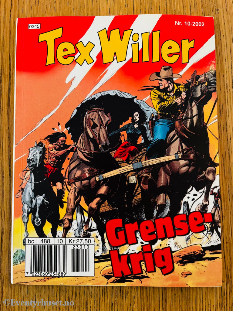 Tex Willer Nr. 10 (2002) – Grensekrig. Tegneseriepocket.