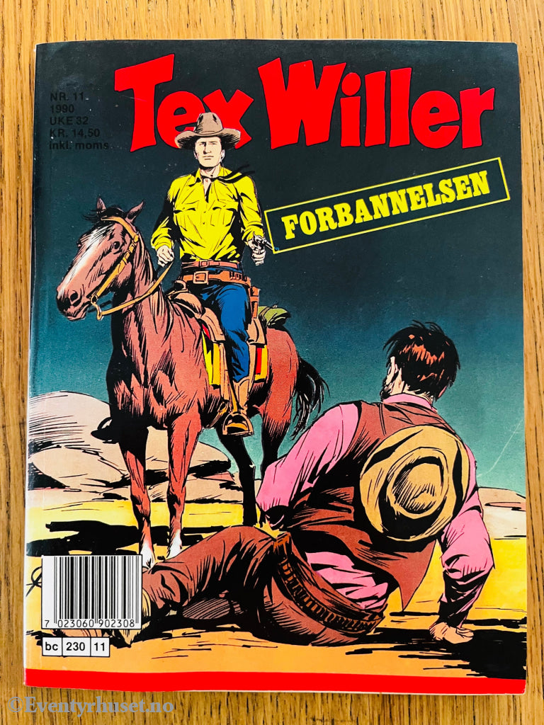 Tex Willer nr. 11 (1990). Tegneseriepocket.
