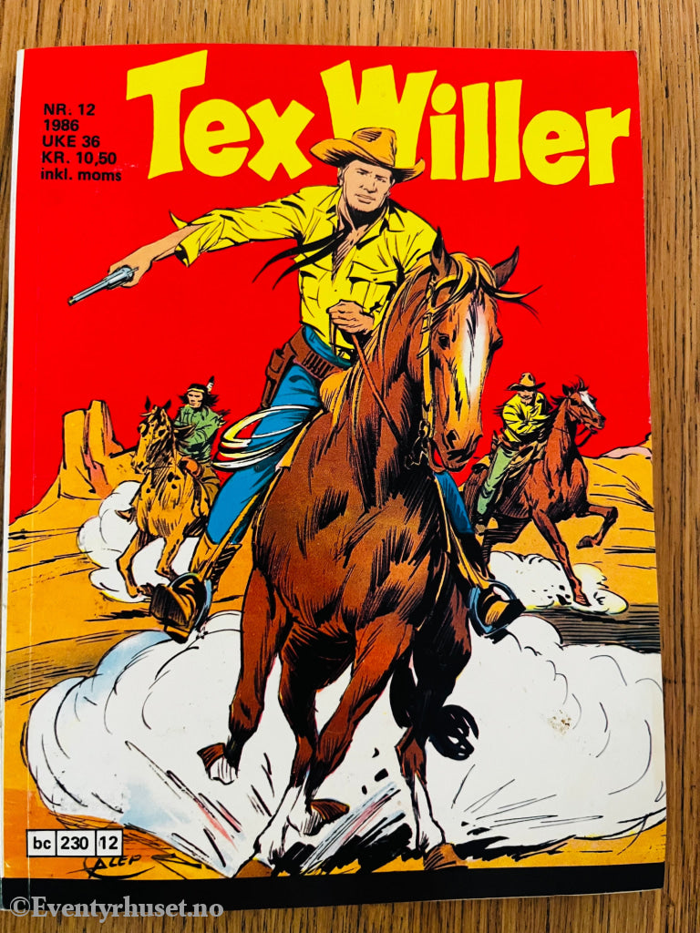 Tex Willer Nr. 12 (1986). Tegneseriehefte.