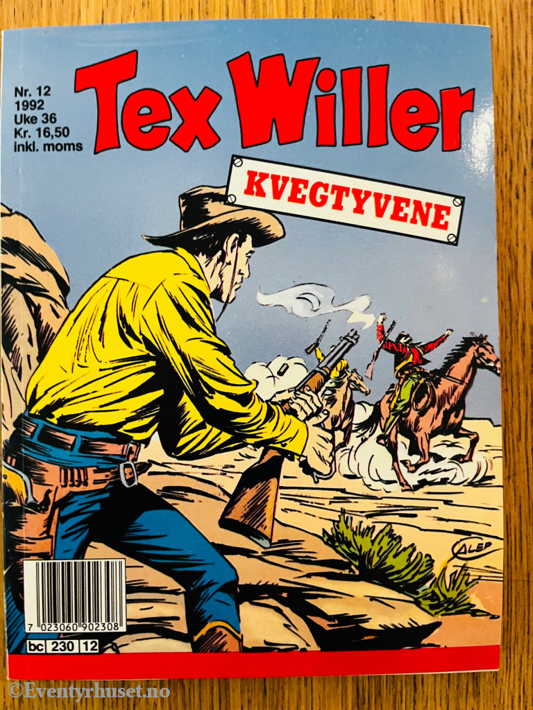 Tex Willer nr. 12 (1992). Tegneseriepocket.