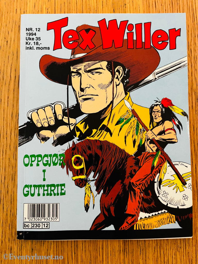 Tex Willer nr. 12 (1994). Tegneseriepocket.