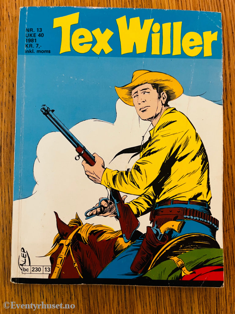 Tex Willer Nr. 13 (1981). Tegneseriepocket.