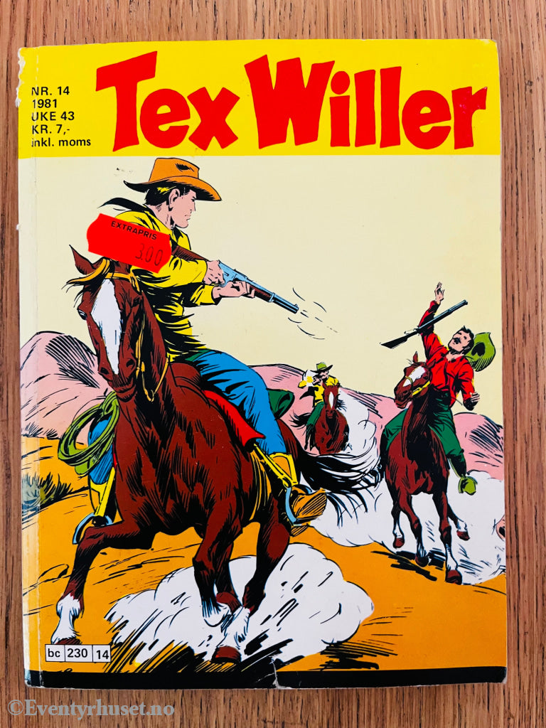 Tex Willer Nr. 14 (1981). Tegneseriepocket.