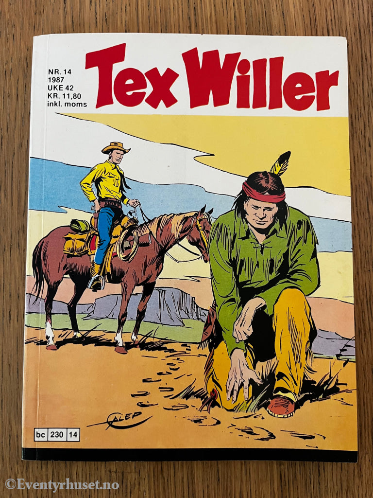 Tex Willer nr. 14 (1987). Tegneseriepocket.