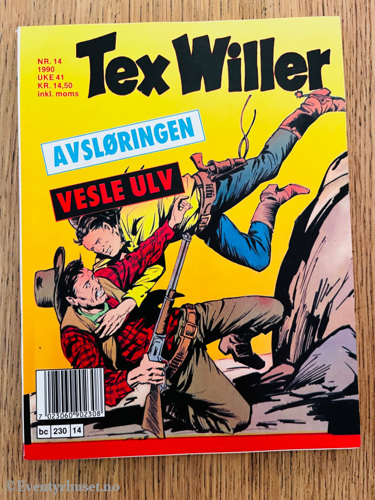 Tex Willer nr. 14 (1990). Tegneseriepocket.