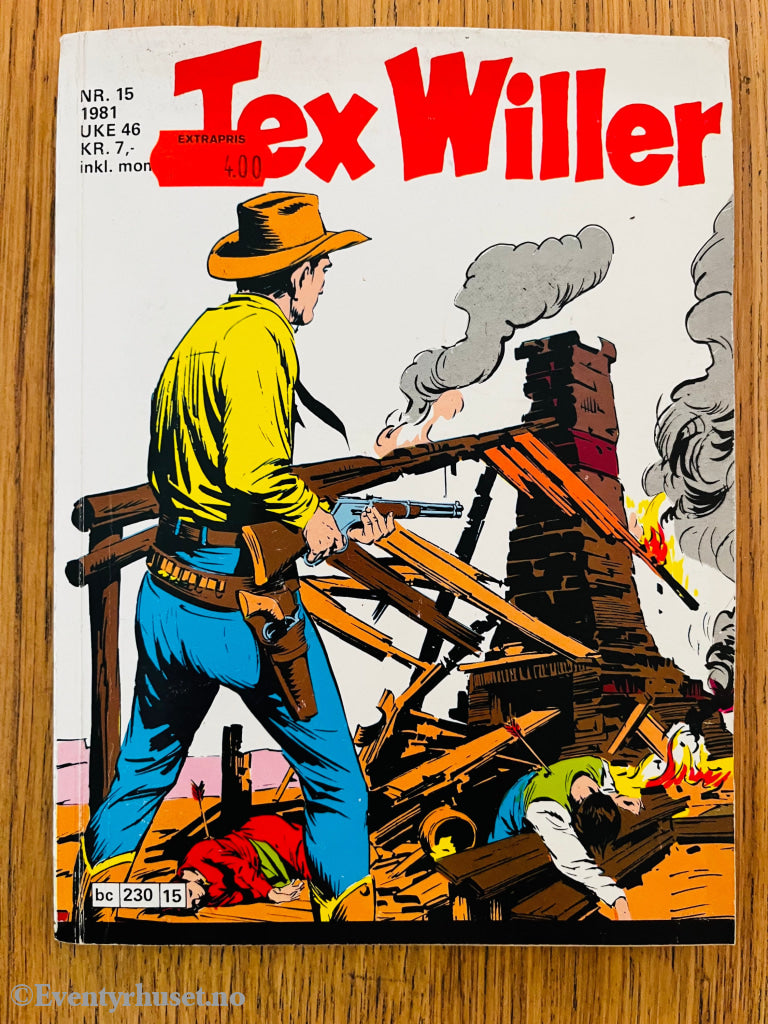 Tex Willer Nr. 15 (1981). Tegneseriepocket.