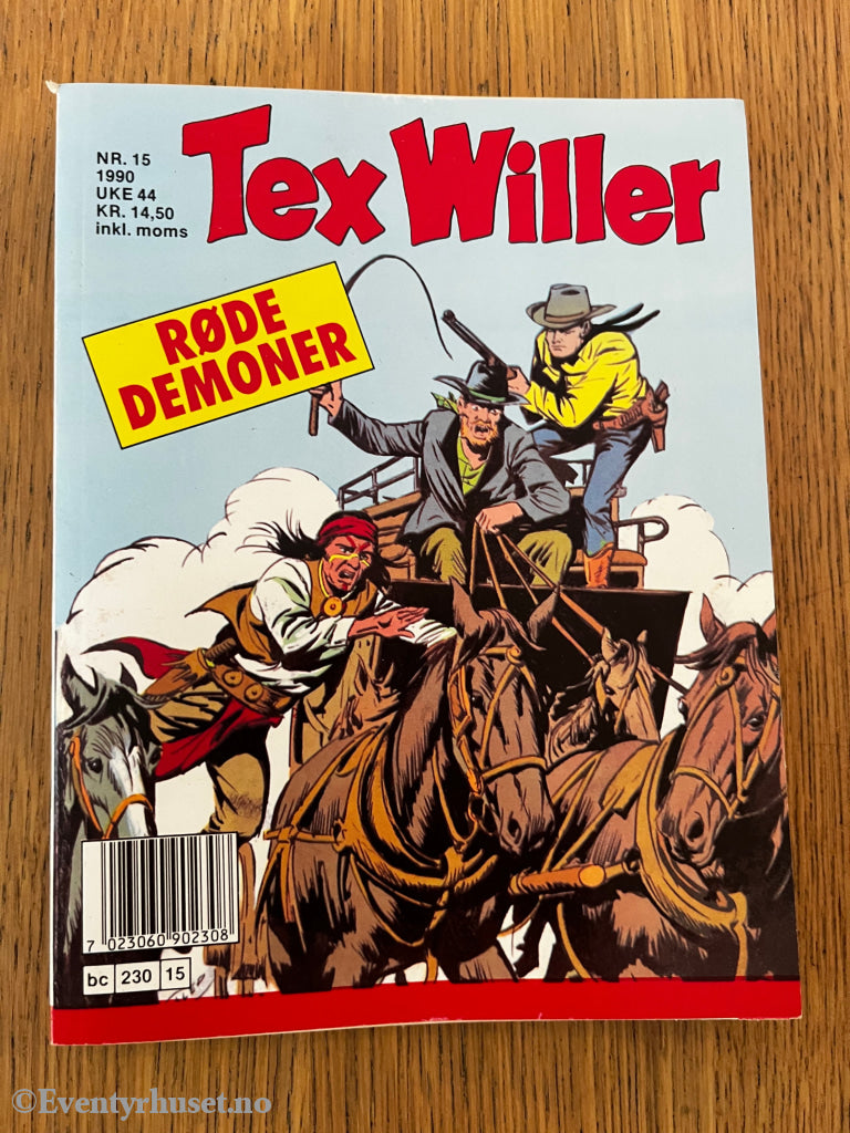 Tex Willer nr. 15 (1990). Tegneseriepocket.