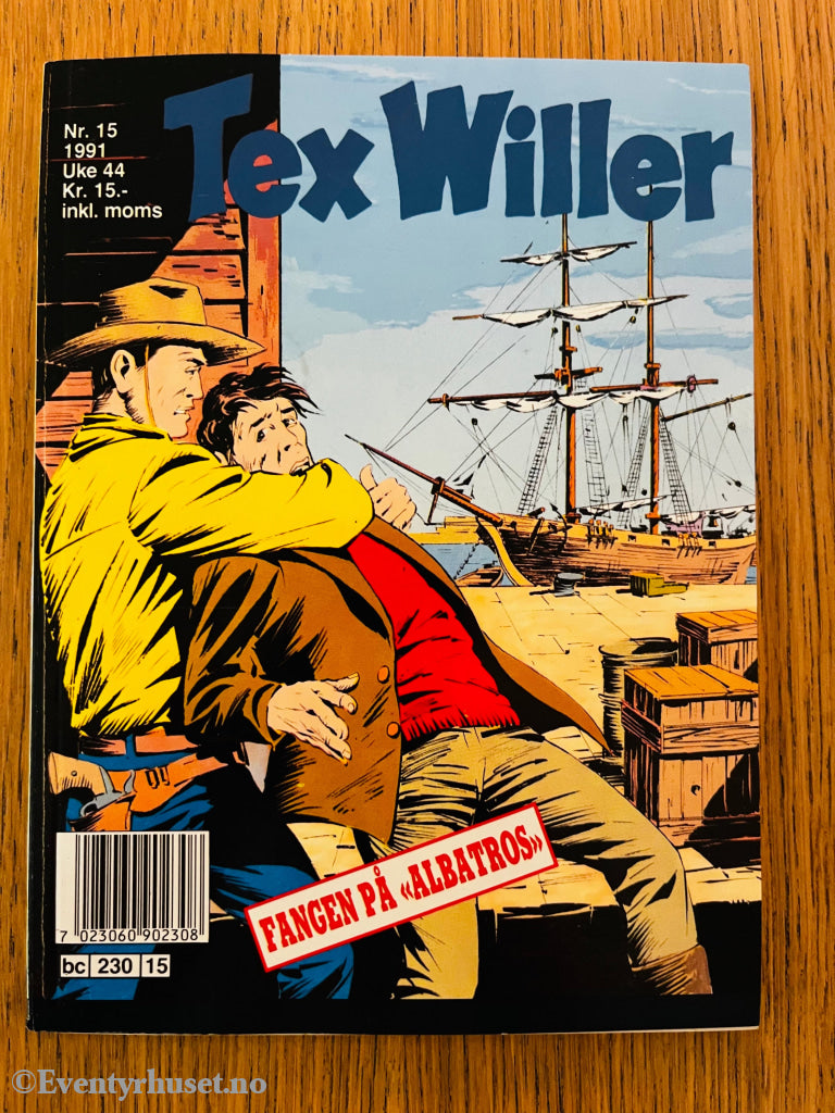 Tex Willer nr. 15 (1991). Tegneseriepocket.