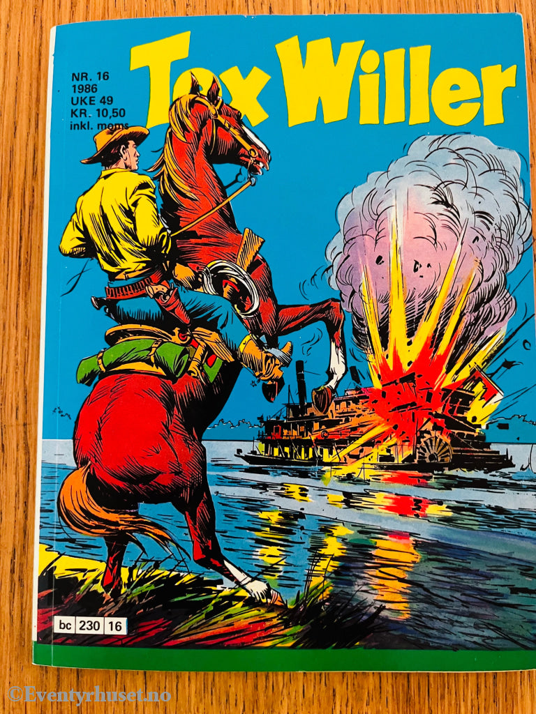 Tex Willer Nr. 16 (1986). Tegneseriehefte.