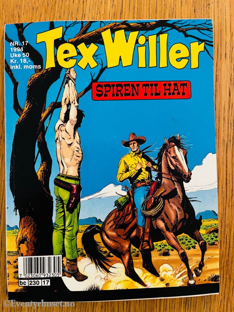 Tex Willer nr. 16 (1994). Tegneseriepocket.