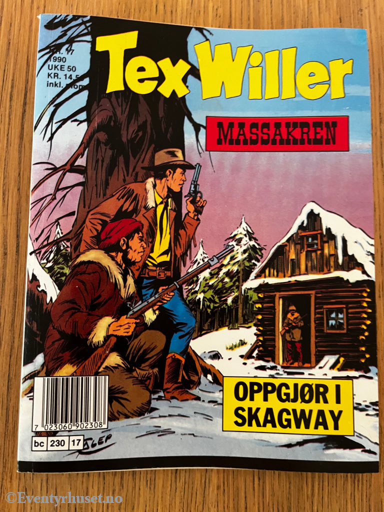 Tex Willer nr. 17 (1990). Tegneseriepocket.