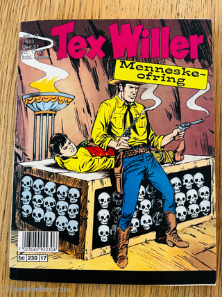 Tex Willer nr. 17 (1993). Tegneseriepocket.