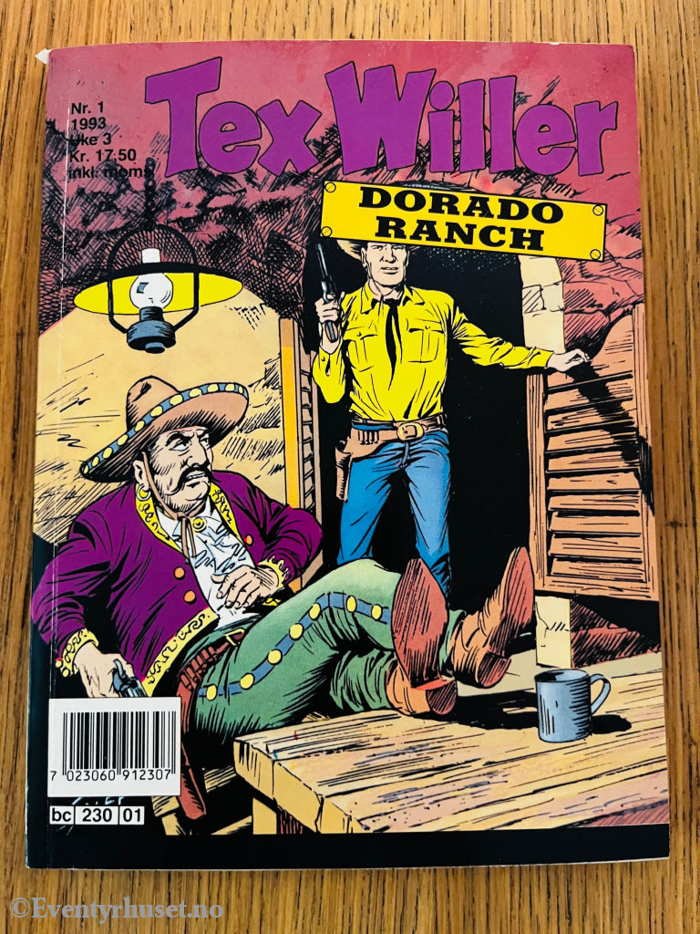 Tex Willer nr. 2 (1991). Tegneseriepocket.