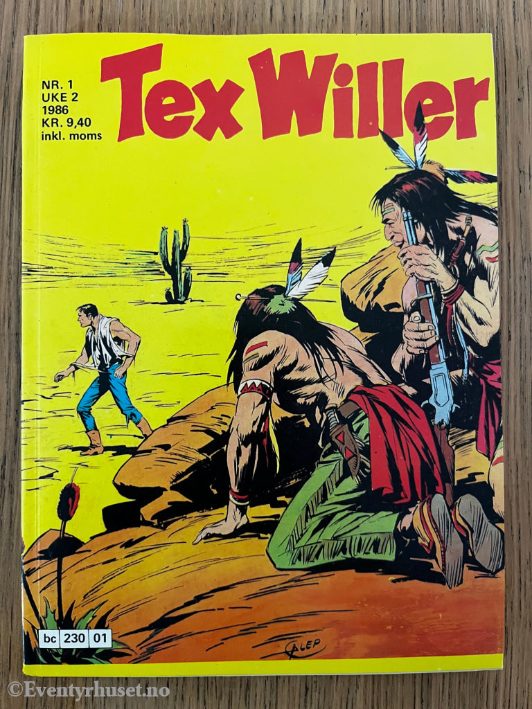 Tex Willer Nr. 3 (1986). Tegneseriepocket.