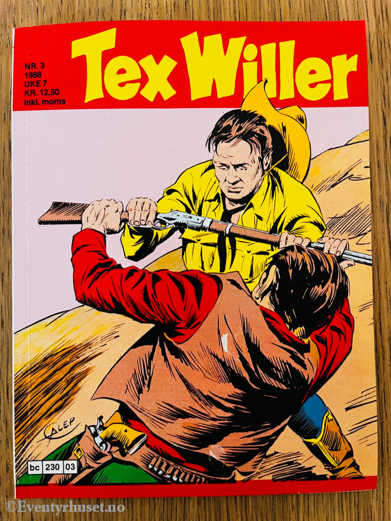 Tex Willer Nr. 3 (1988). Tegneseriepocket.