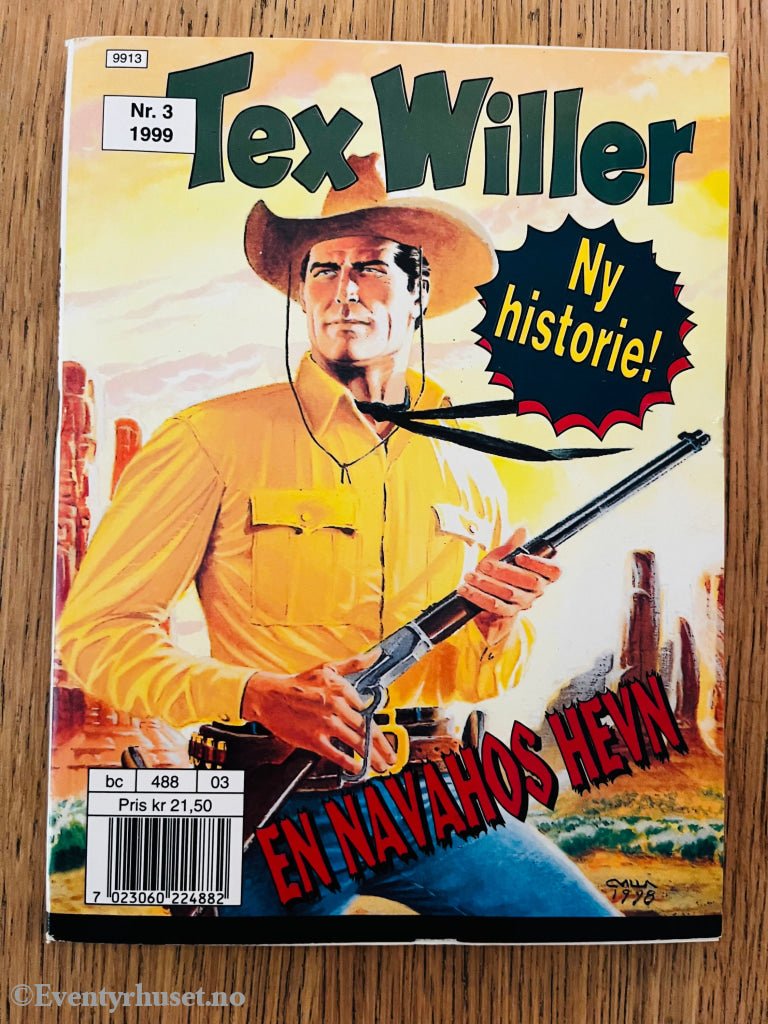 Tex Willer nr. 3 (1999). Tegneseriepocket.
