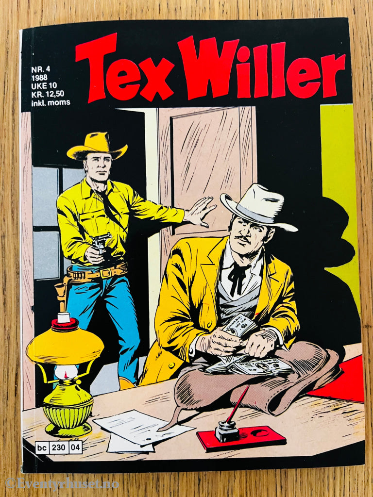 Tex Willer Nr. 4 (1988). Tegneseriepocket.