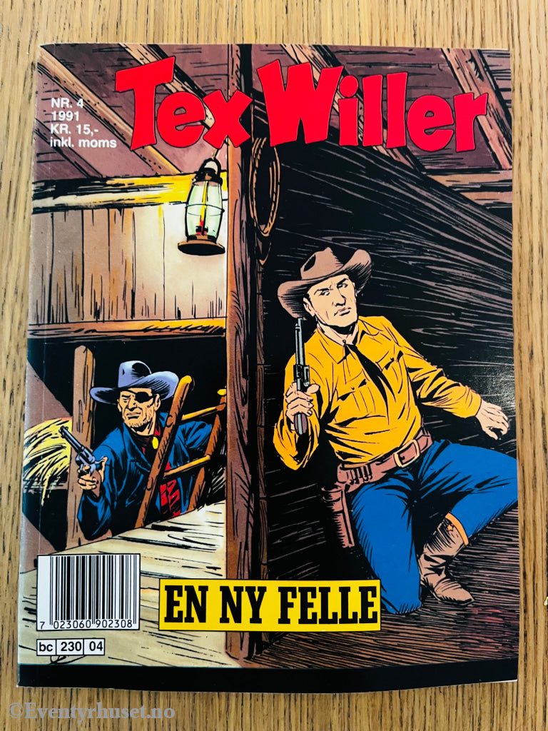 Tex Willer nr. 4 (1991). Tegneseriepocket.