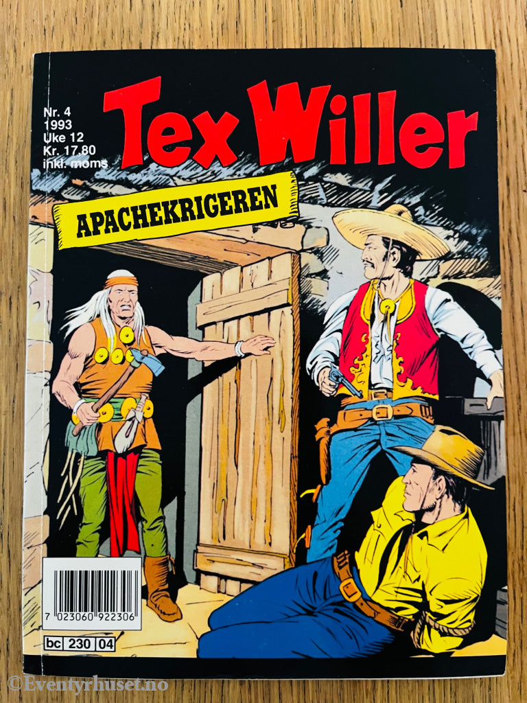 Tex Willer nr. 4 (1993). Tegneseriepocket.