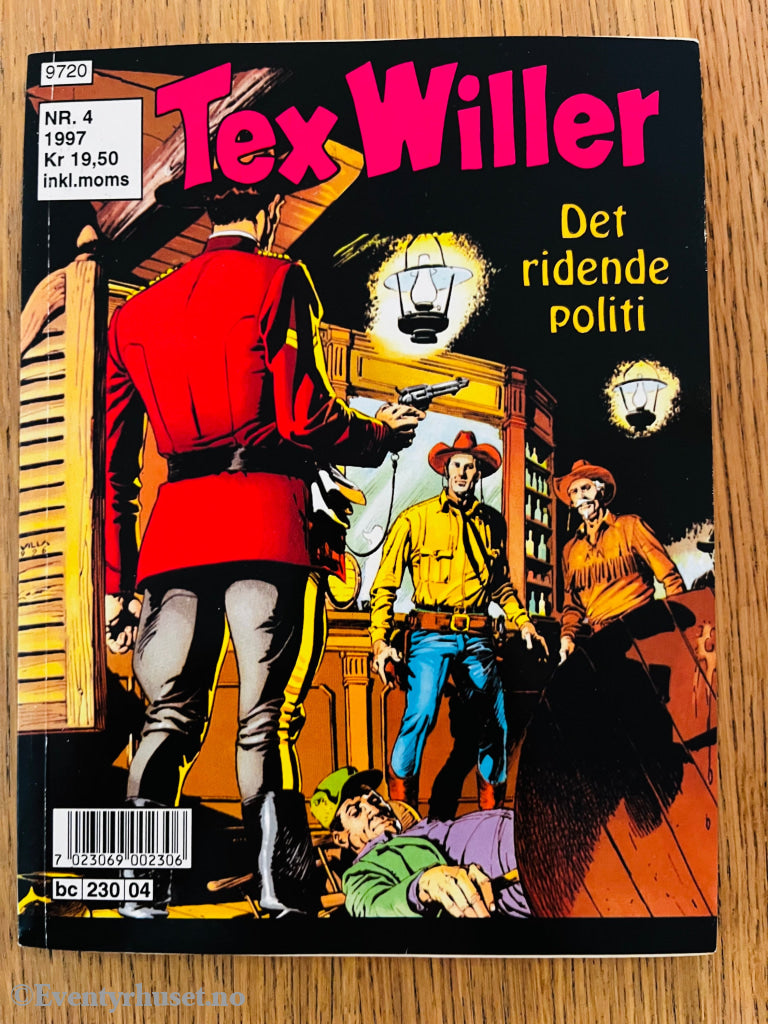 Tex Willer nr. 4 (1997). Tegneseriepocket.