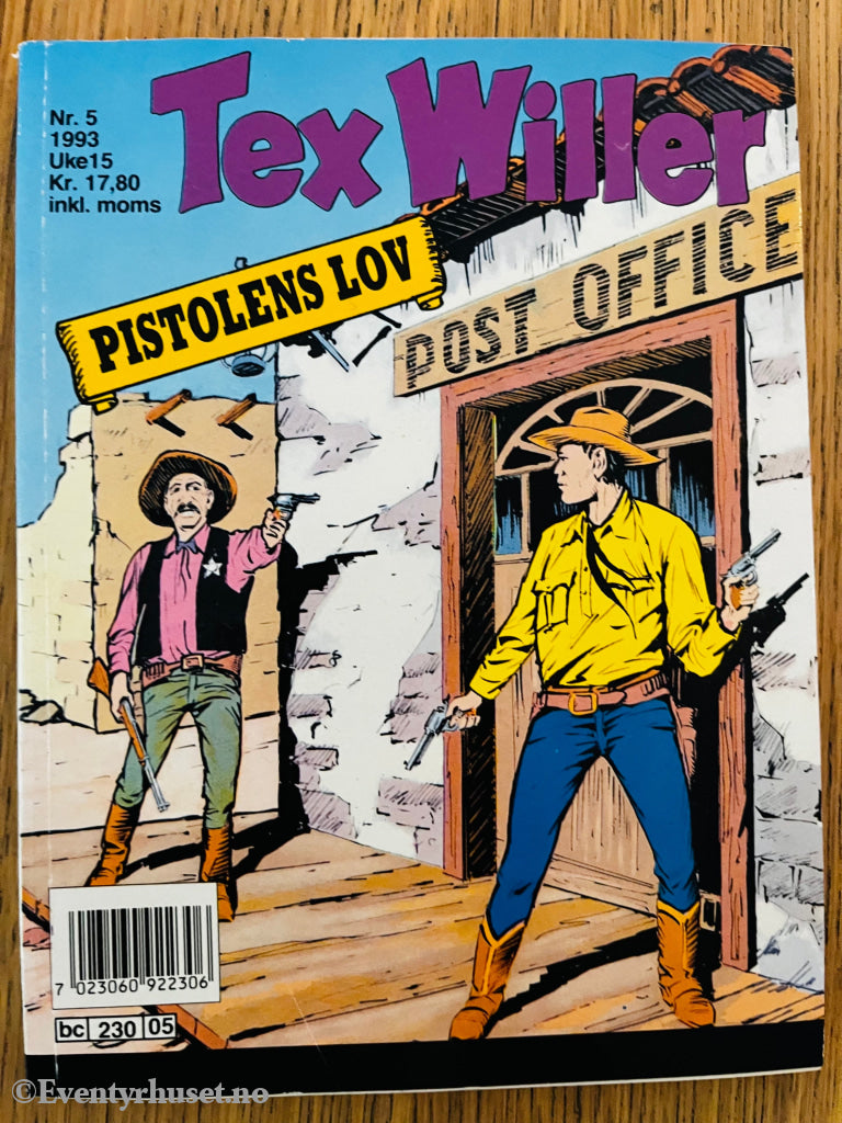 Tex Willer nr. 5 (1993). Tegneseriepocket.