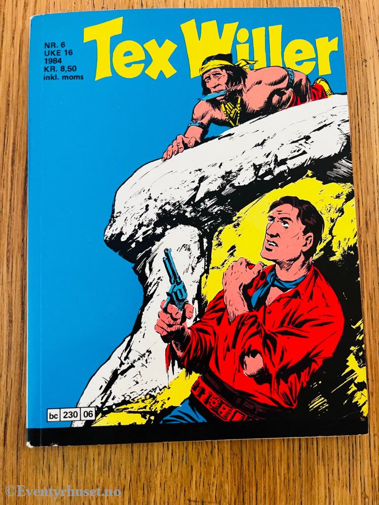 Tex Willer nr. 6 (1984). Tegneseriepocket.