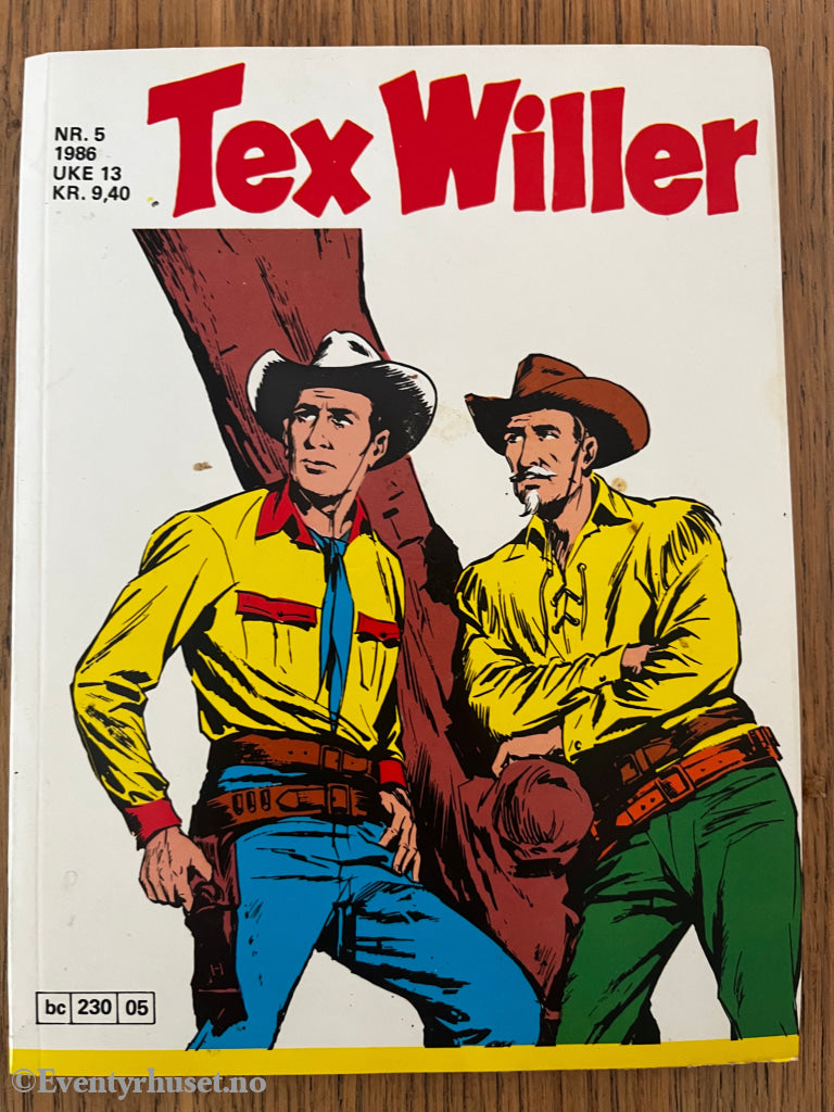 Tex Willer Nr. 6 (1986). Tegneseriepocket.