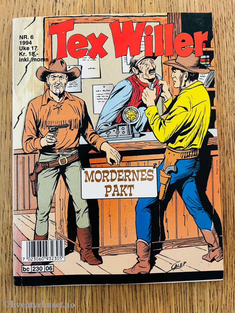 Tex Willer nr. 6 (1994). Tegneseriepocket.