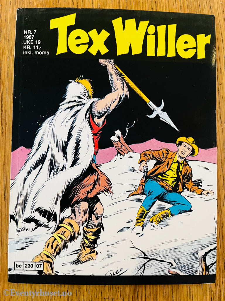Tex Willer Nr. 7 (1987). Tegneseriepocket.
