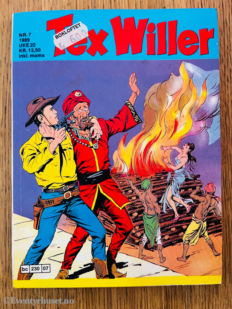 Tex Willer nr. 7 (1989). Tegneseriepocket.