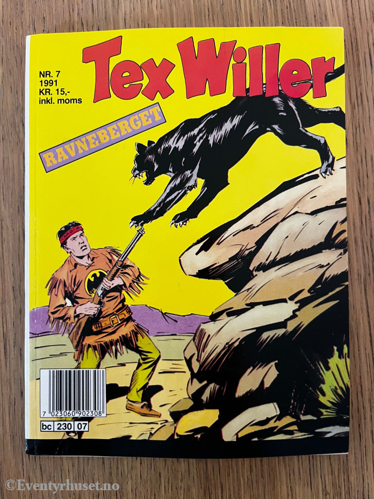 Tex Willer nr. 7 (1991). Tegneseriepocket.