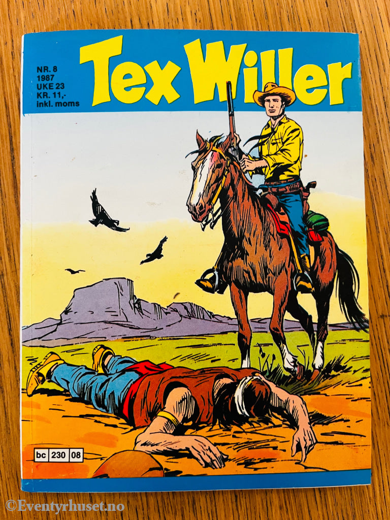 Tex Willer Nr. 8 (1987). Tegneseriepocket.
