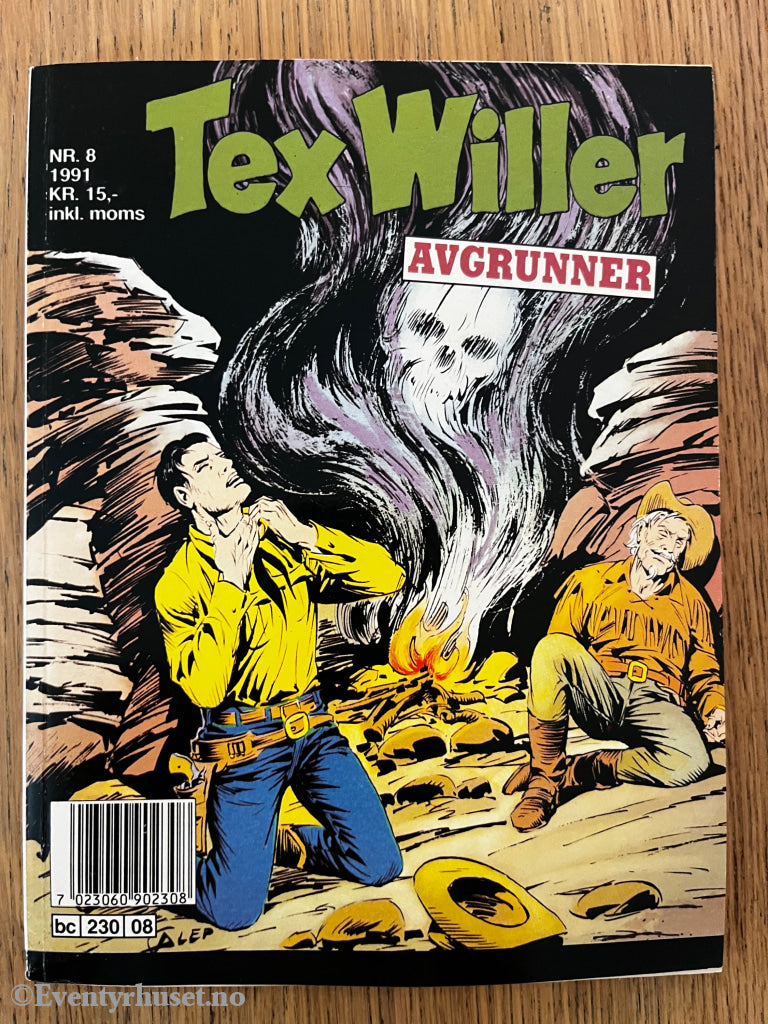 Tex Willer nr. 8 (1991). Tegneseriepocket.