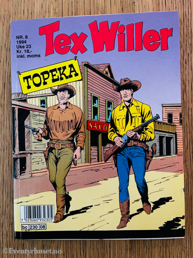 Tex Willer nr. 8 (1994). Tegneseriepocket.