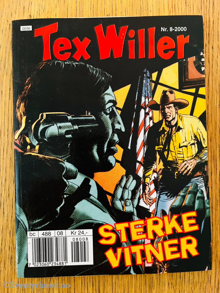 Tex Willer nr. 8 (2000). Tegneseriepocket.