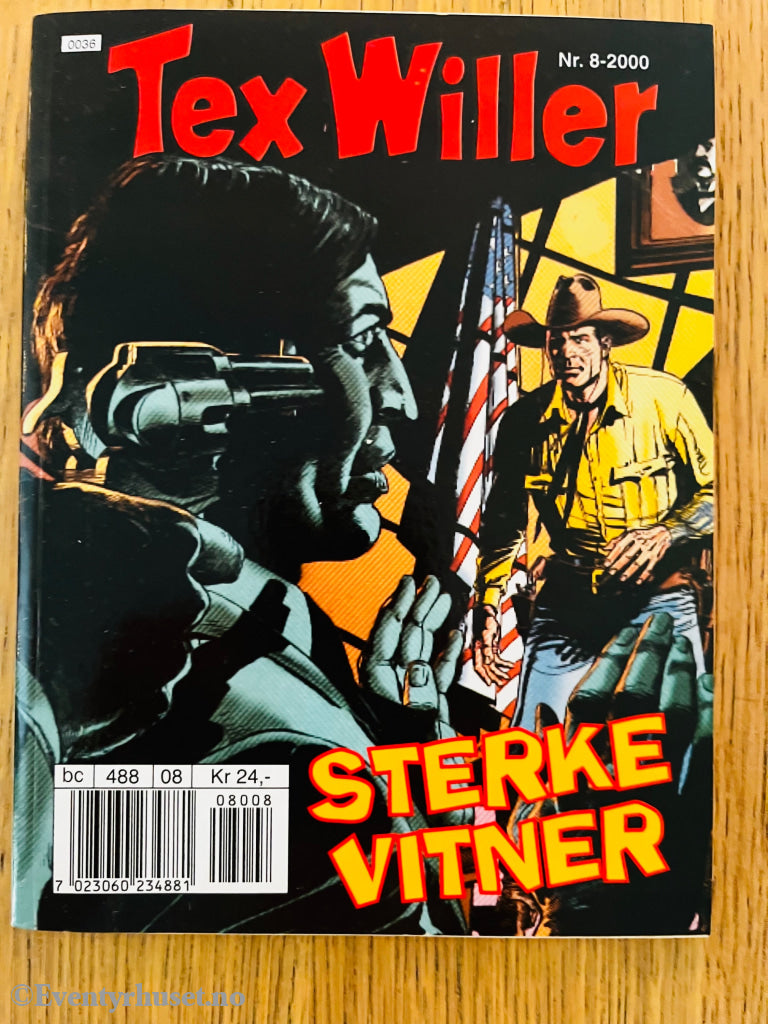 Tex Willer nr. 8 (2000). Tegneseriepocket.