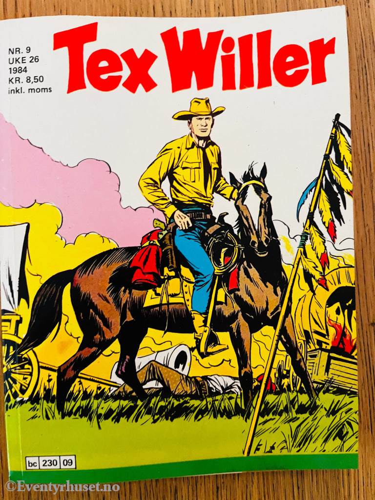 Tex Willer Nr. 9 (1984). Tegneseriepocket.