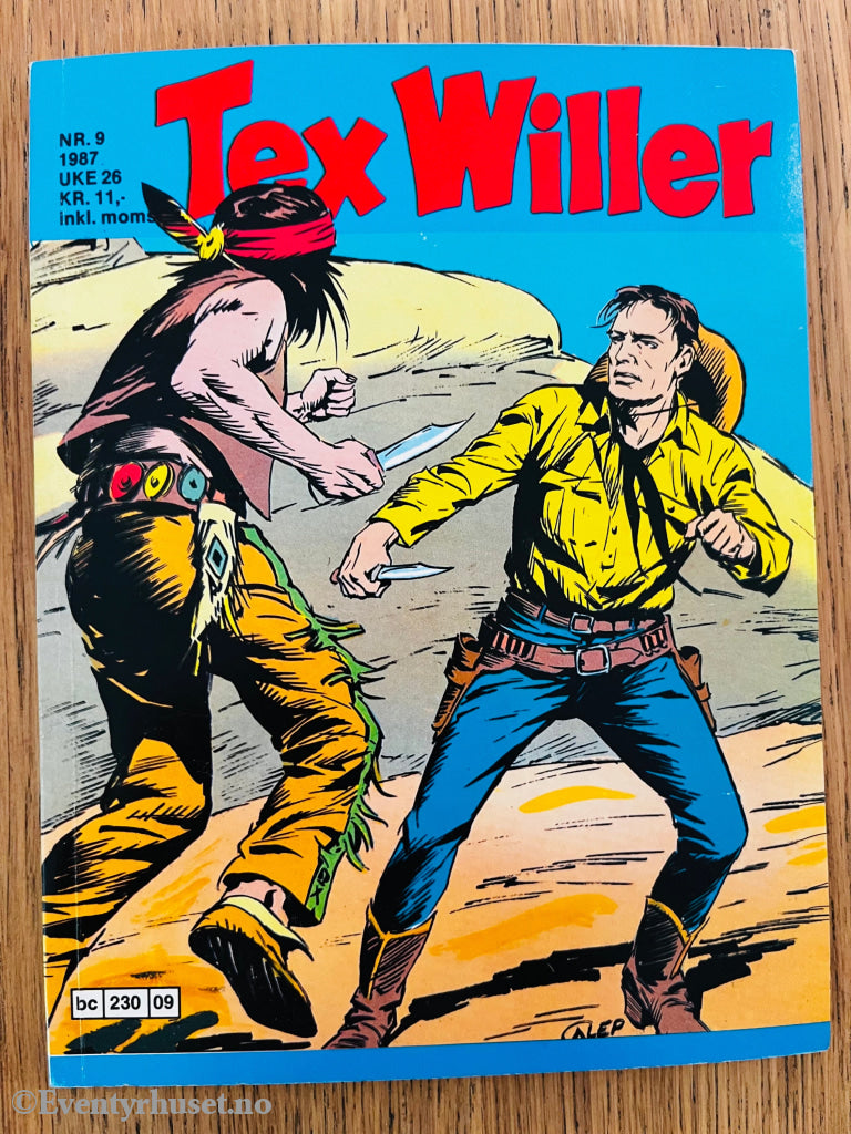 Tex Willer Nr. 9 (1987). Tegneseriepocket.